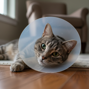 Ветеринарный воротник для кошек