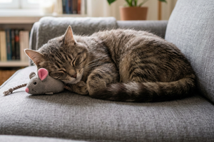 Игрушка-мышка для кошки