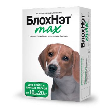 БлохНэт капли инсектоакарицидные для собак 10-20 кг 