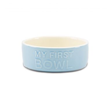 SCRUFFS "My First Bowl" миска керамическая голубая 400 мл
