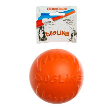 DOGLIKE Мяч большой для собак оранжевый