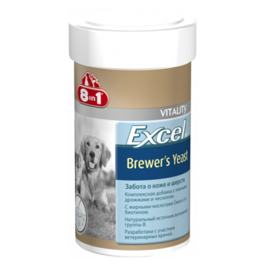 8 в 1 Excel Brewer's Yeast Пивные дрожжи 140 таблеток