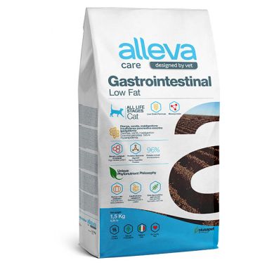 Alleva Care Cat Gastrointestinal Low Fat ветдиета для кошек 1,5 кг