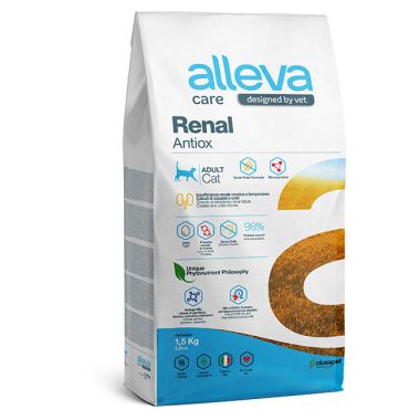 Alleva Care Cat Adult Renal-Antiox ветдиета для кошек 1,5 кг