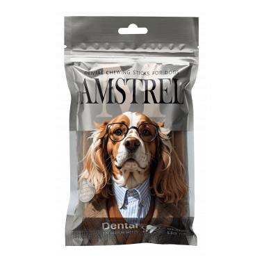Амстрел Дентал жевательное лакомство для собак средних пород 150 г