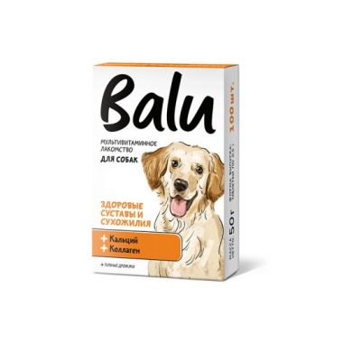 Balu Здоровые суставы и сухожилия лакомство для собак 100 таблеток