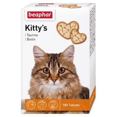 Беафар Kitty's+Taurine+Biotin для кошек 75 таблеток