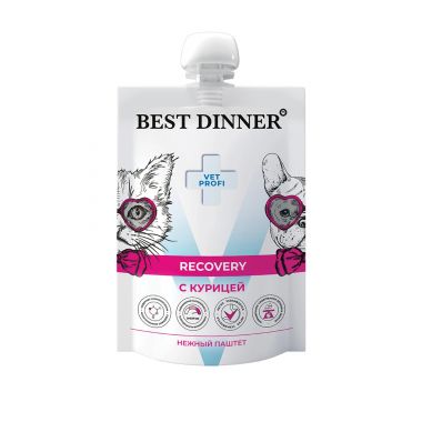 Бест Диннер Рекавери ветдиета для кошек и собак 85 г