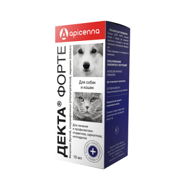Декта Форте капли ушные 10 мл