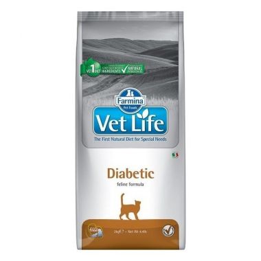 Фармина диабетик ветдиета для кошек 2 кг 