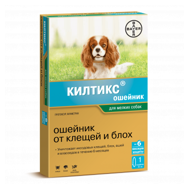 Kiltix ошейник инсектоакарицидный для собак мелких пород 38 см