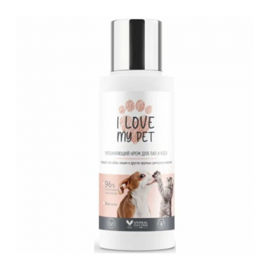I LOVE MY PET увлажняющий крем для лап и носа 50 мл