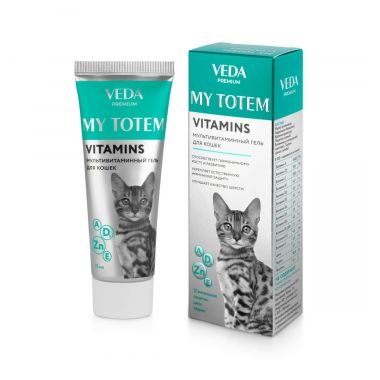 MY TOTEM Витаминс мультивитаминный гель для кошек 75 мл