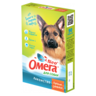 Омега Нео для собак Крепкое здоровье 90 таблеток