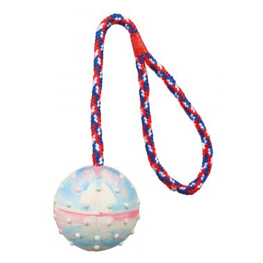Трикси мяч с веревкой игрушка для собак