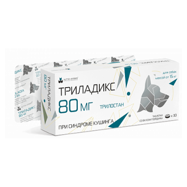 Триладикс 80 мг для собак 30 таблеток