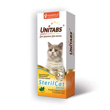 Unitabs СтерилКэт паста для кастрированных котов и стерилизованных кошек 120 мл