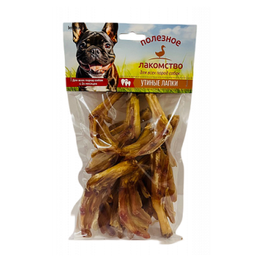 СВБ-ИН Утиные лапки лакомство для собак 190 г