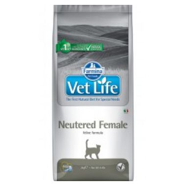 Farmina Vet Life Cat Neutred Female ветдиета для стерилизованных кошек 400 г