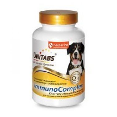 Unitabs ИммуноКомплекс для собак крупных пород 100 таблеток