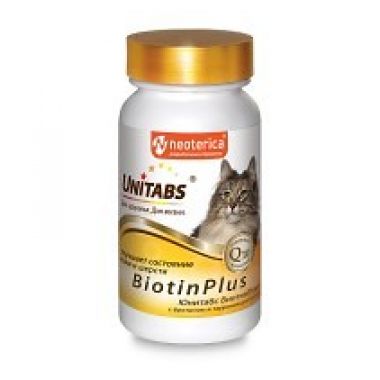 Unitabs БиотинПлюс для кошек 120 таблеток