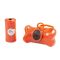 DUVO+ "Косточка" контейнер для гигиенических пакетов оранжевый